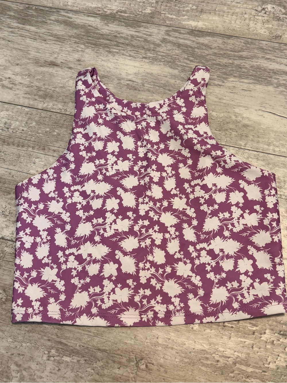 Cropped Athletic Tank Top